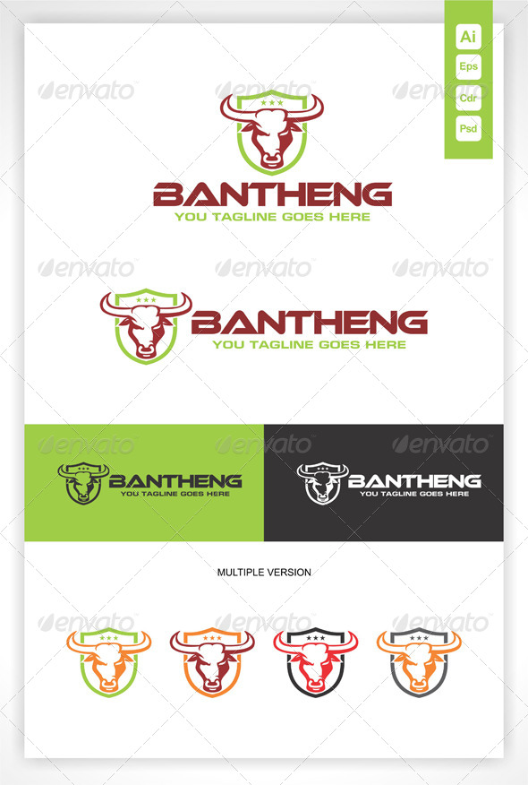 Bull Head Bantheng Logo