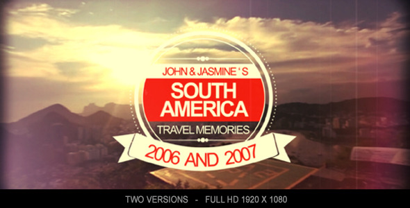 Travel Memories - VideoHive 5456381