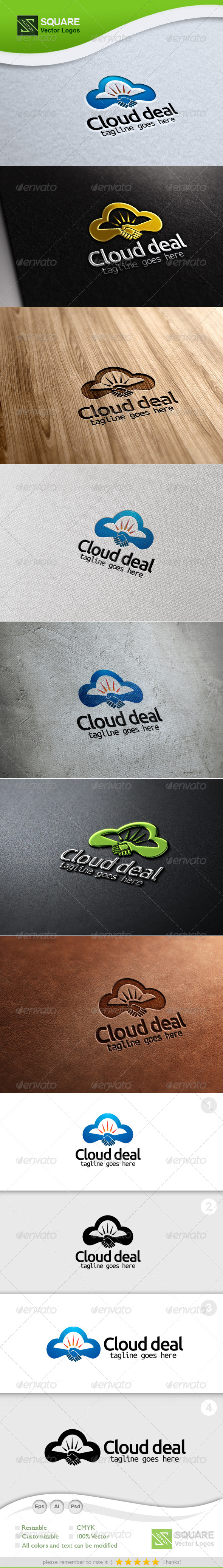 Cloud, Deal Vector Logo Template - Symbols Logo Templates
