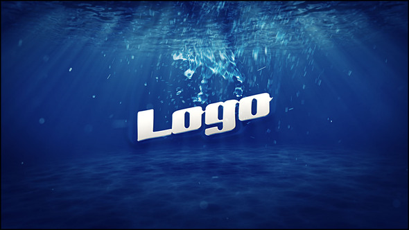 Underwater Logo Animation Logo Stings template preview