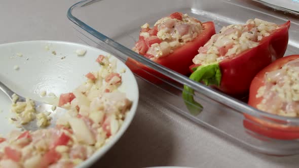 Raw Stuffed Bell Peppers