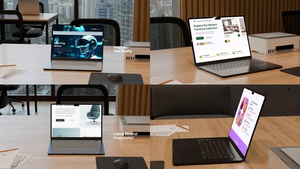 Laptop Mockup Product Promo template preview