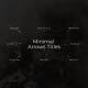 Minimal Arrows Titles - VideoHive Item for Sale