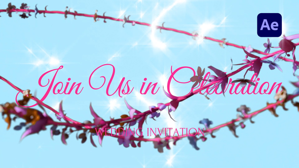 Elegant Floral Wedding Invite Openers template preview