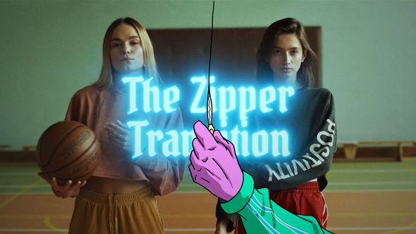 The Zipper Transition broadcast-packages template preview