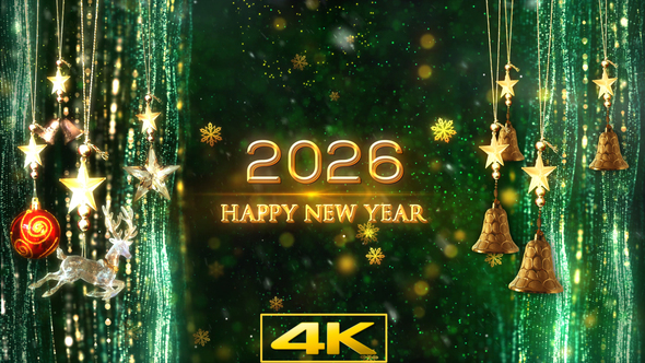 2026 Happy New Year Background V1 alt