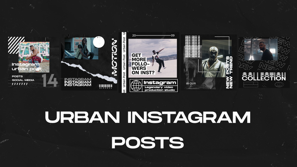 Urban Instagram Posts Openers template preview