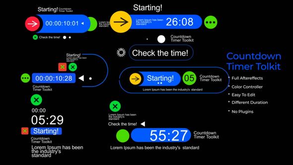 Countdown Timer Toolkit V39 Elements template preview