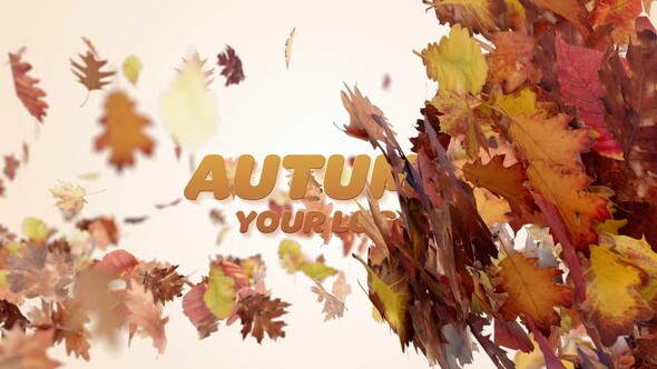 Autumn Logo Reveal Logo Stings template preview