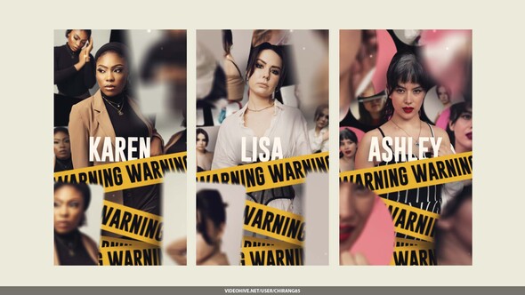 Photo Gallery Warning Stories Elements template preview