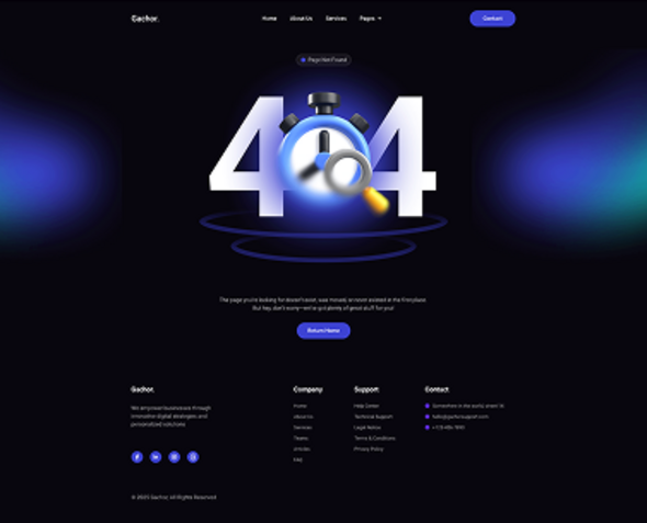 Gachor - Digital Marketing Agency Elementor Template Kit