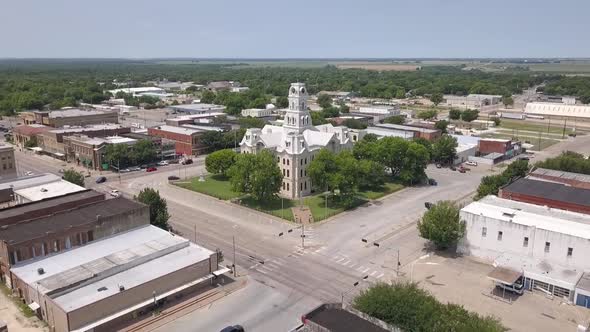Courthouse Lawn and Square of a Small Town alt