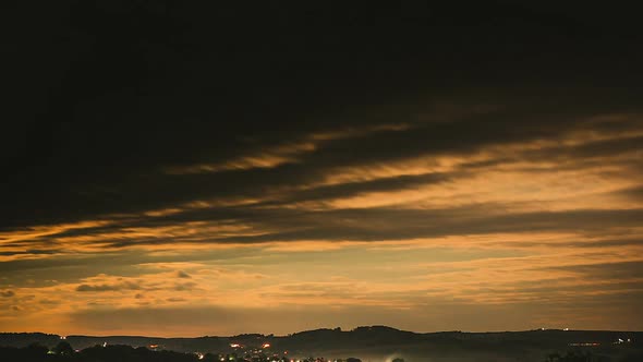 Flight through the clouds of paradise 4k timelapse video without birds and in