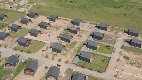 Residential Suburban Houses in a Small Community