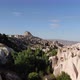 Aerial view of Pigeon Valley and Uchisar village and castle at Cappadocia, Turkey - VideoHive Item for Sale