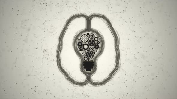 Human Brain Creating a New Idea