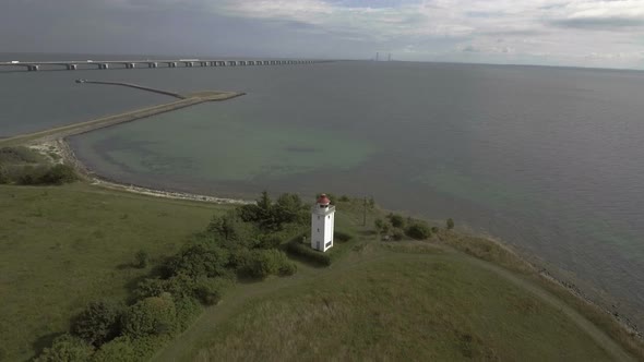 Lighthouse Drone Pulls Downwards