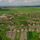 Aerial View of a Ukrainian Village with Rural Lands - VideoHive Item for Sale
