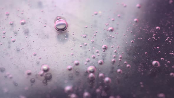 Pink Bubbles On A Transparent Background