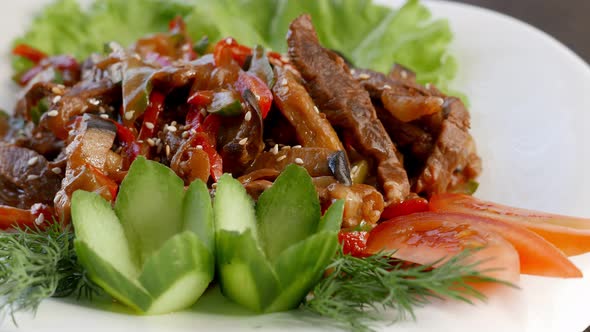 Thai Salad Vegetables and Meat