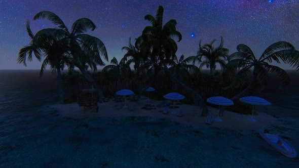Island At Night