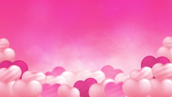 Heart Balloon Background, Motion Graphics | VideoHive