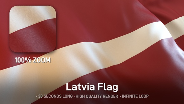 Latvia Flag alt