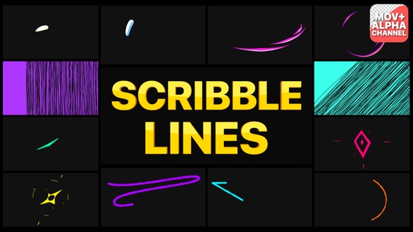 Scribble Lines | Motion Graphics
