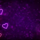 Neon Hearts Hanging On Strings - VideoHive Item for Sale