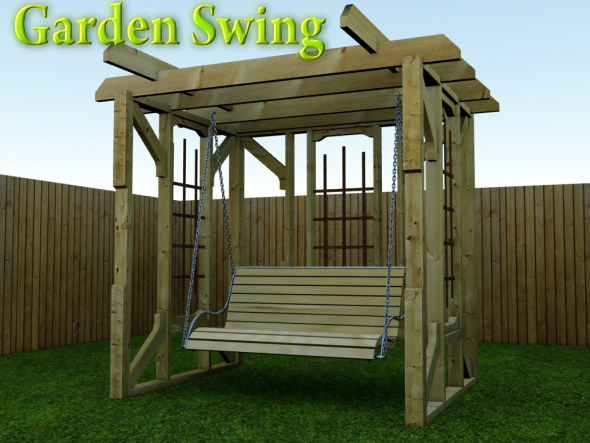 Garden Swing - 3Docean 5458921