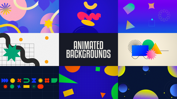 Motion Backgrounds Elements template preview