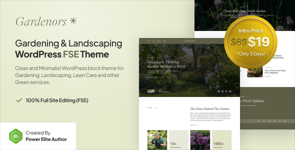 Gardenors – Gardening & Landscaping FSE WordPress Theme Gardenors – Gardening & Landscaping FSE WordPress Theme
