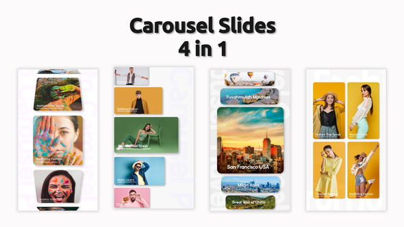 Carousel Verical 4 in 1 Openers template preview