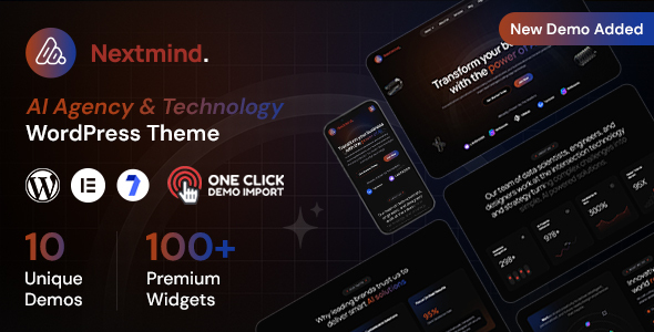 Nextmind - AI Agency WordPress Theme