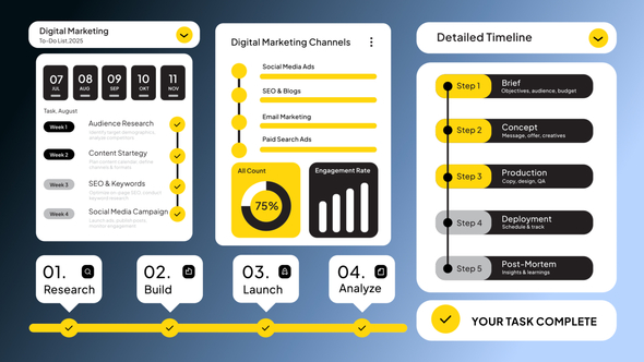 Steps Infographic Infographics template preview