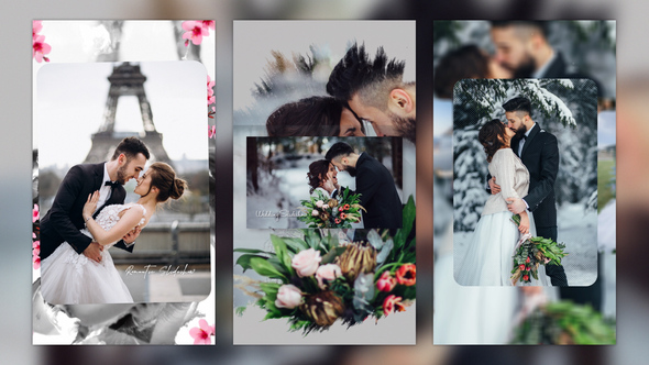 Slideshow - Vertical Slideshow Video Displays template preview