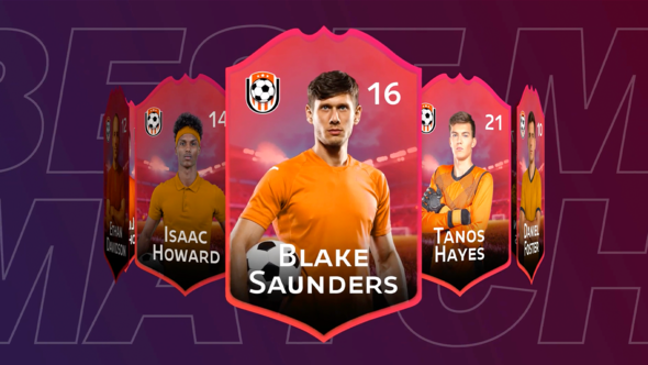 Team Player Slides Animation Pack Video Displays template preview