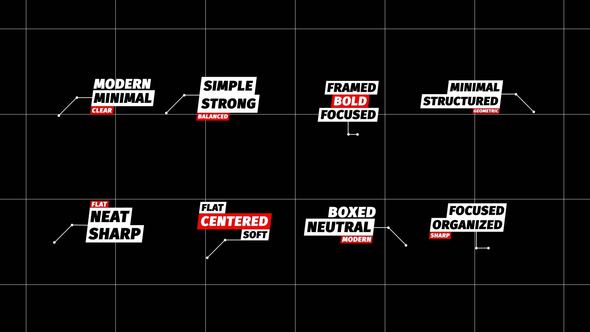 Call-Outs | After Effects Titles template preview