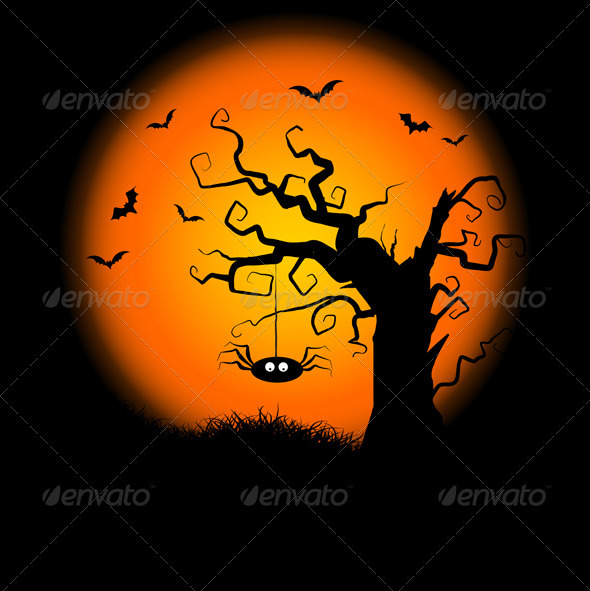 Spooky Halloween Background - Halloween Seasons/Holidays