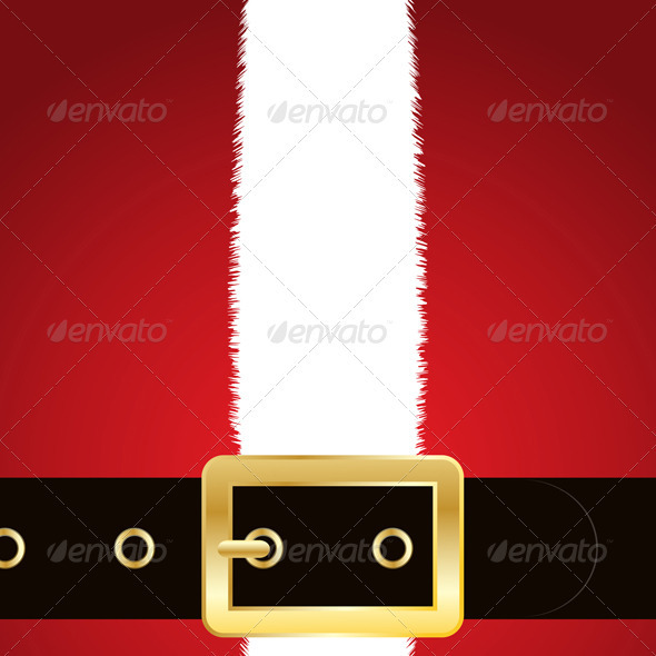 Santa's Coat Background - Christmas Seasons/Holidays