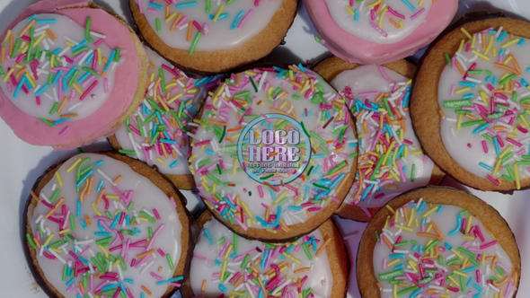 Sugar Frosted Cookie Logo Opener Product Promo template preview