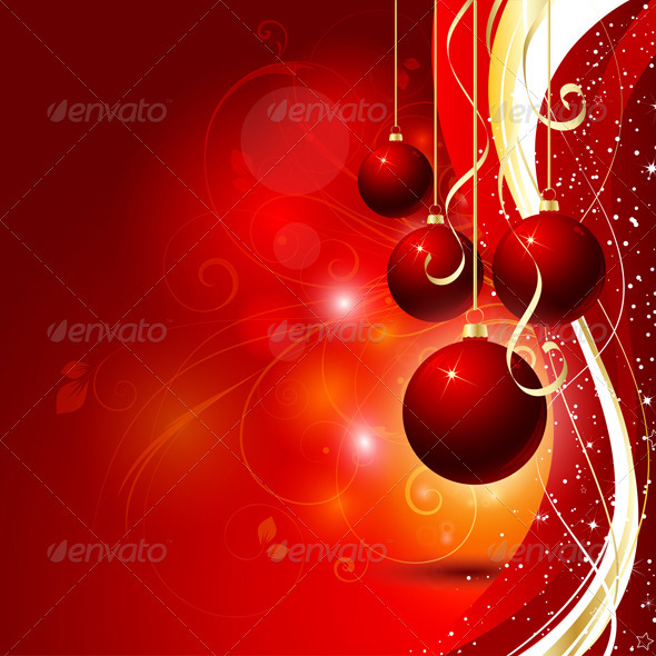 Christmas bauble background - Christmas Seasons/Holidays