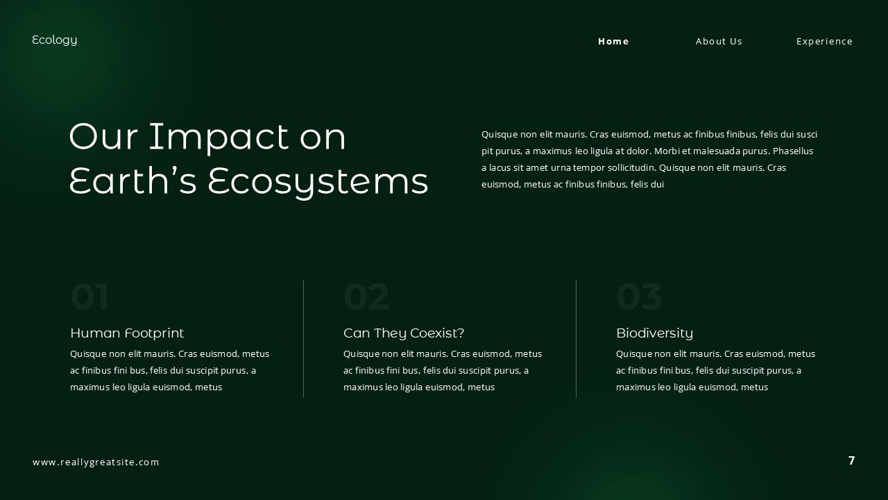 Ecology PowerPoint Presentation, Presentation Templates | GraphicRiver