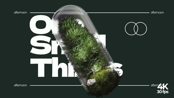 Capsule Nature Title Video Displays template preview