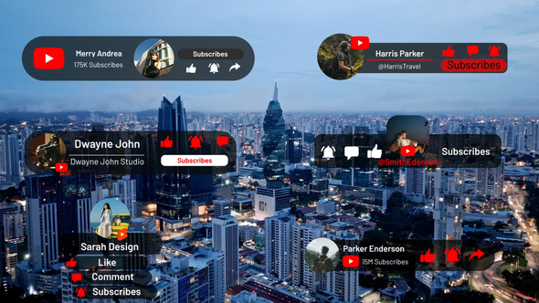 YouTube Subscribe Titles Titles template preview