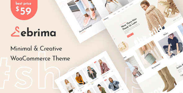 Ebrima – Minimal & Creative WooCommerce WP Theme Nulled