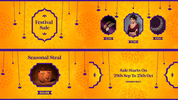 Indian Festival Sale Promo Product Promo template preview