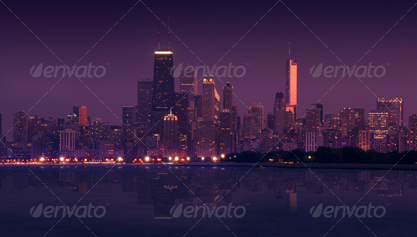 Skyline Chicago - Stock Photo - Images
