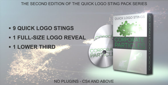 Quick Logo Sting Pack 02: Corporate Particles