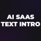 AI SaaS Text Intro | AE AI SaaS Text Intro | AE - VideoHive Item for Sale
